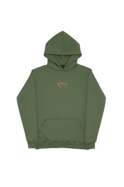 Hoodie - Urban Green & Orange